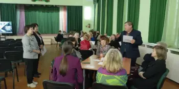 Состоялось заседание районного учебно-методического объединения учителей математики