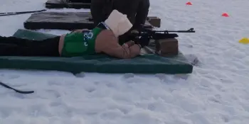 Районный этап спортивно-массового мероприятия по биатлону "Снежный снайпер" состоялся