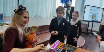 Встреча борисовских школьников с белорусской писательницей