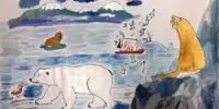 Приглашаем к участию в открытом республиканском конкурсе детского рисунка "Приключения Грини на холодном континенте"